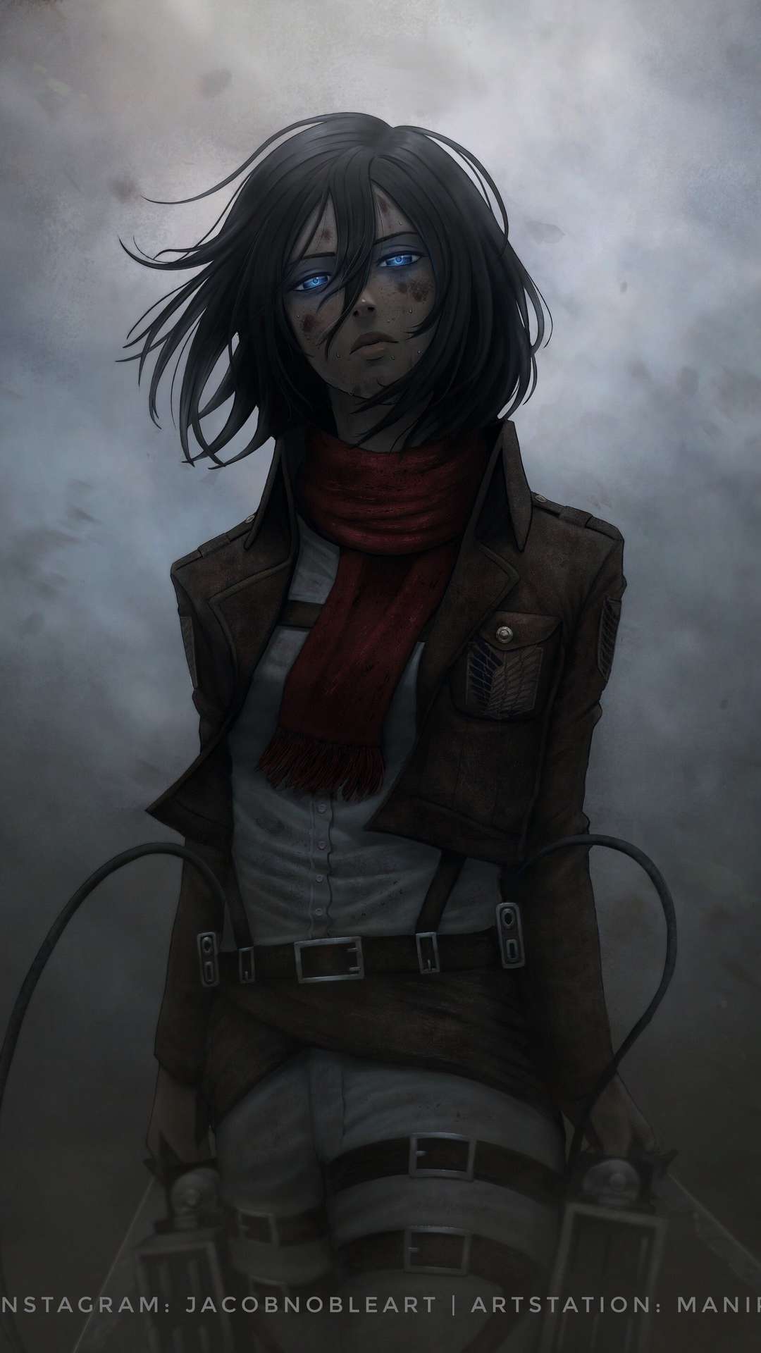 Mikasa Gif Wallpaper